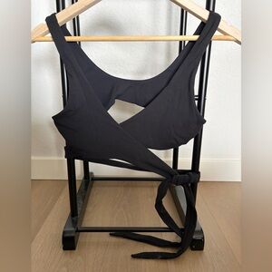 Lululemon Athletica Black Wrap Sports Bra